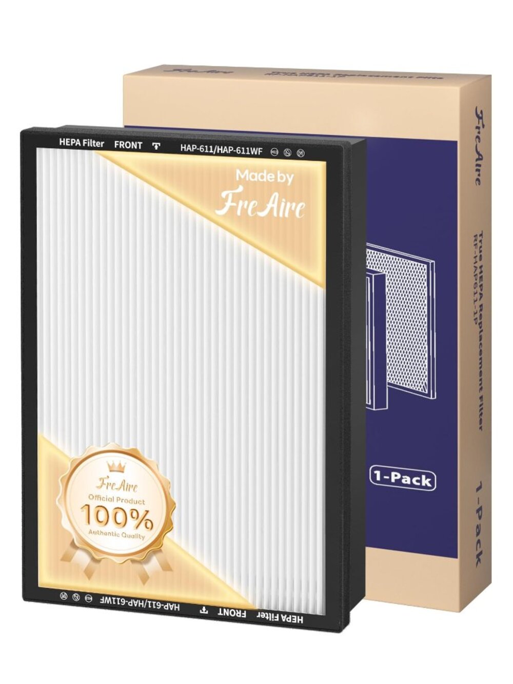 FreAire HAP611WF Air Purifier Filter (2-Pack)